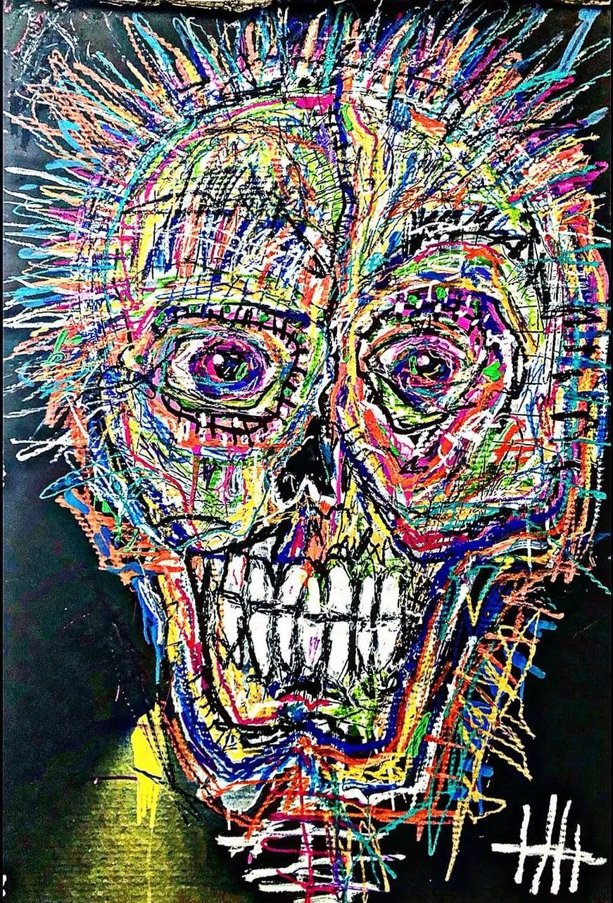 Eddie Love V - Untitled Skull October 22 (2022)